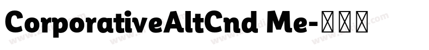 CorporativeAltCnd Me字体转换 CorporativeAltCnd Me字体转换